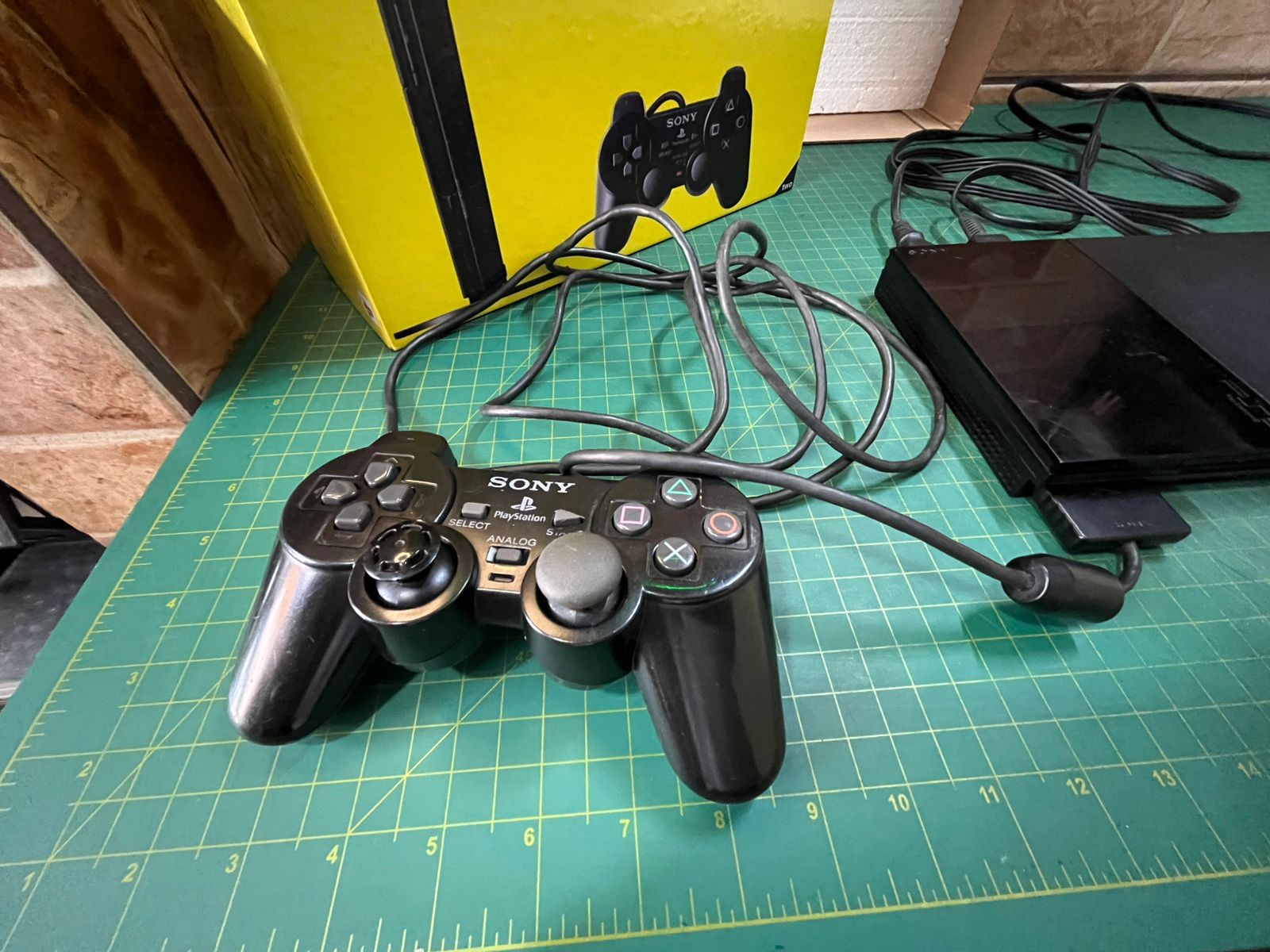 PlayStation 2 Slim Com Caixa e Berço Para OPL